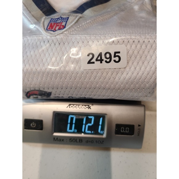 Authentic NFL On Field Sewn Reebok 24 Ty Law New England Patriots Jersey 2XL 495 - Picture 10 of 10